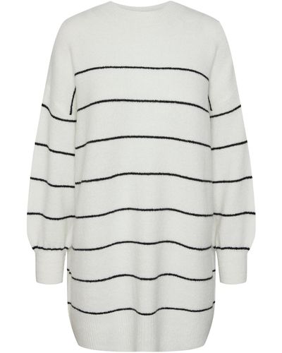 Pieces Pullover 'beverly' - Grau