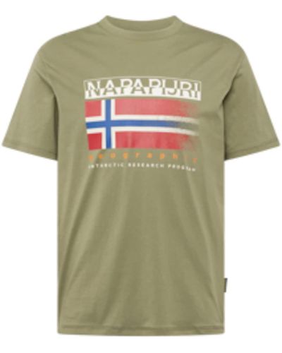 Napapijri T-shirt 's-kreis' - Grün