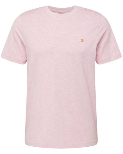 Farah T-shirt 'danny' - Pink