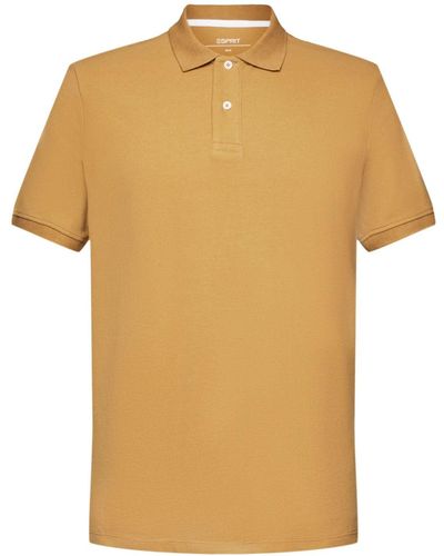 Esprit Slim Fit Poloshirt - Gelb
