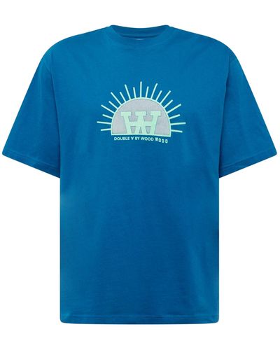 WOOD WOOD T-shirt 'asa resort' - Blau