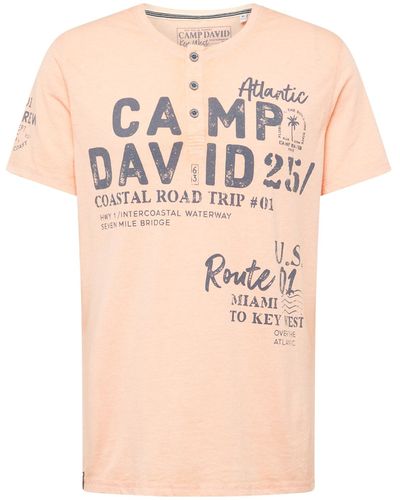 Camp David T-shirt - Pink