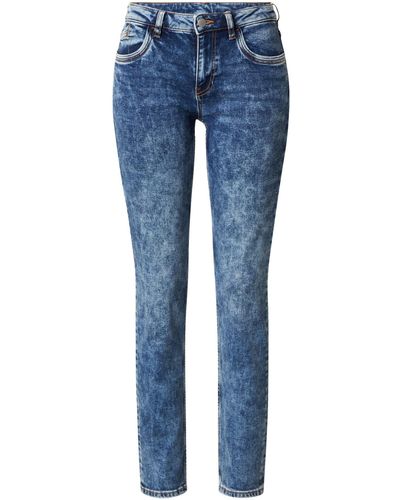Esprit 7/8-Jeans (1-tlg) Plain/ohne Details - Blau