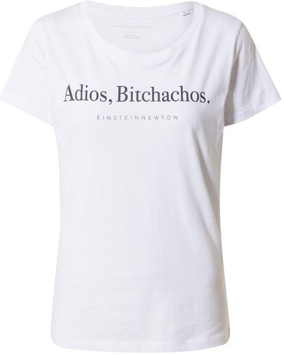 EINSTEIN & NEWTON T-shirt 'bitchachos' - Weiß