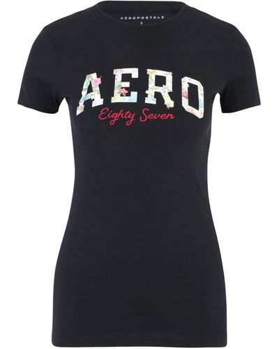 Aéropostale T-shirt 'jun aero' - Schwarz