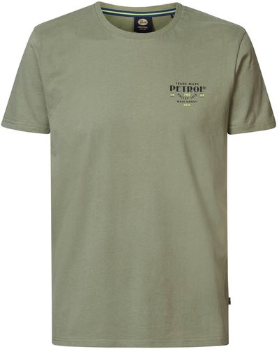 Petrol Industries T-shirt 'classic' - Grün