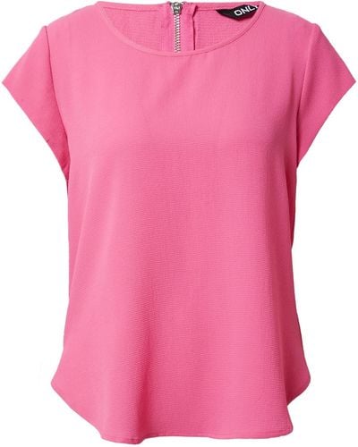 ONLY Bluse 'vic' - Pink