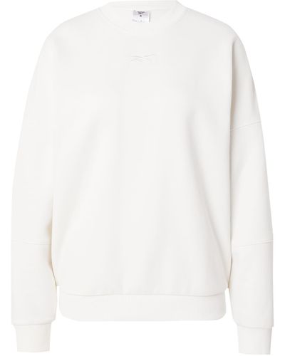 Reebok Sportsweatshirt 'lux' - Weiß