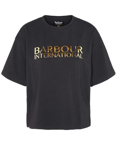 Barbour T-shirt 'carla' - Schwarz