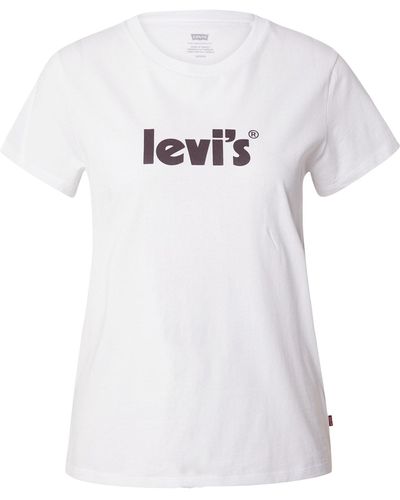 Levi's Shirt 'the perfect tee' - Weiß