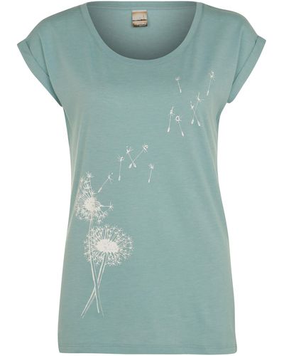 Iriedaily T-shirt 'pusteblume' - Mehrfarbig