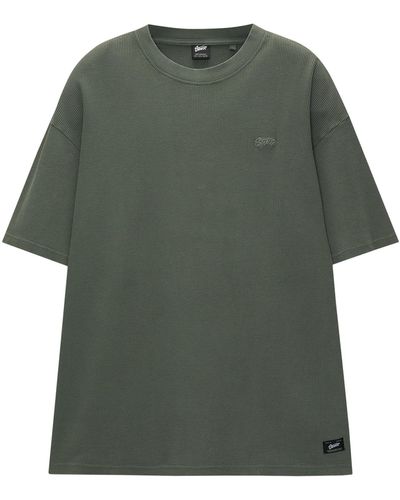 Pull&Bear T-shirt - Grün