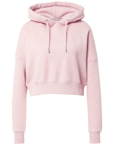 Superdry Sweatshirt (1-tlg) Stickerei - Pink