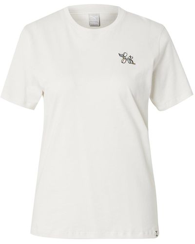 Iriedaily T-shirt 'puffy dog' - Weiß