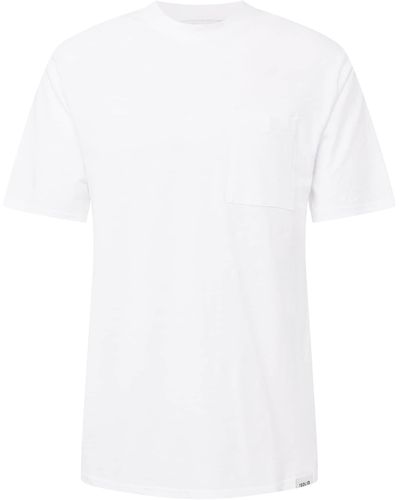 Solid T-shirt 'durant' - Weiß