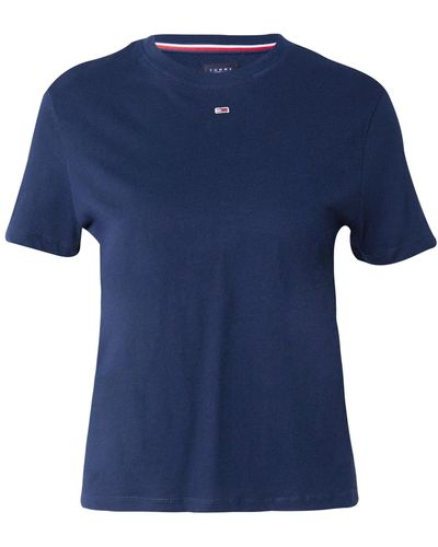 Tommy Hilfiger T-shirt 'fluid essentials' - Blau