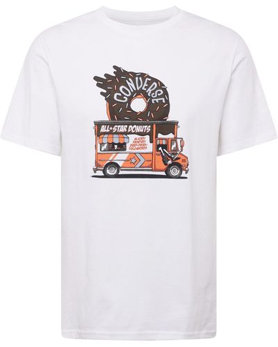 Converse T-shirt 'food truck' - Weiß