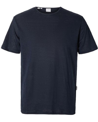 SELECTED T-shirt 'bet' - Blau