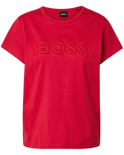 BOSS T-shirt 'eventsa' - Rot