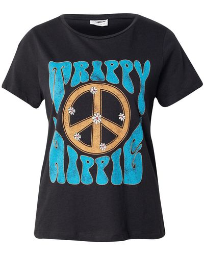 Noisy May T-shirt 'nate hippie' - Blau