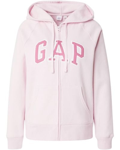 Gap Sweatjacke 'heritage' - Pink