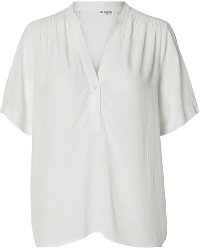 SELECTED Bluse 'susie-mivia' - Weiß