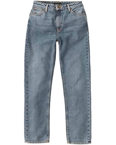 Nudie Jeans Jeans ' lofty lo ' - Blau