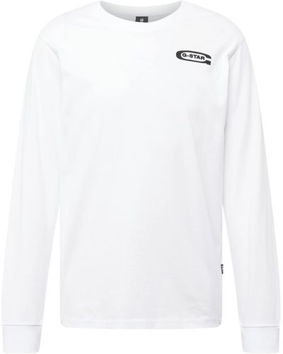 G-Star RAW Langarmshirt (1-tlg) - Weiß