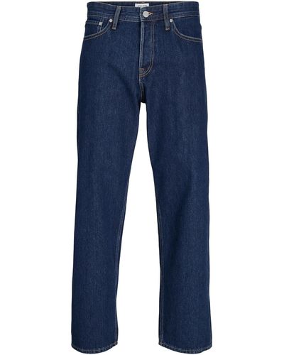 Jack & Jones Loose-fit-Jeans JJIEDDIE JJORIGINAL MF 710 - Blau