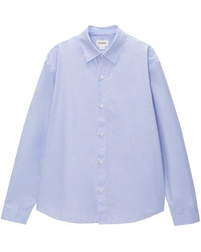 Pull&Bear Hemd - Blau