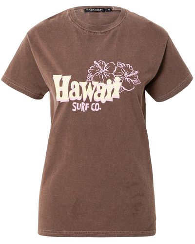 Nasty Gal T-shirt 'hawaii' - Mehrfarbig