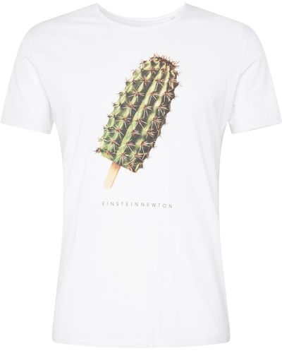 EINSTEIN & NEWTON T-shirt 'cactus ice' - Weiß