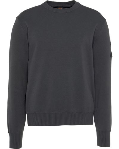 BOSS Orange Boss orange pullover - Grau