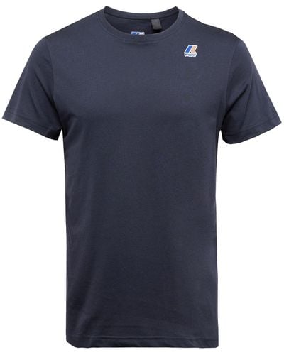 K-Way T-shirt 'le vrai edouard' - Blau