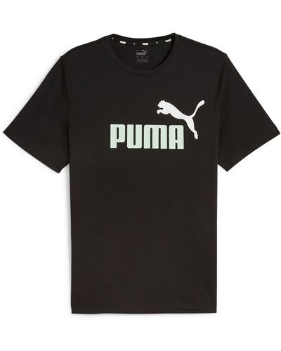 PUMA Sportshirt 'essentials' - Schwarz