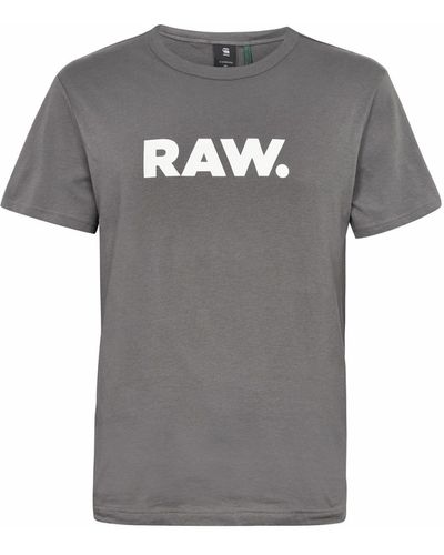 G-Star RAW T-Shirt Holorn (1-tlg) - Grau