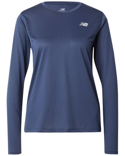 New Balance Sportshirt 'essentials' - Blau