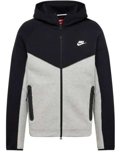 Nike Sweatjacke 'tech fleece' - Schwarz