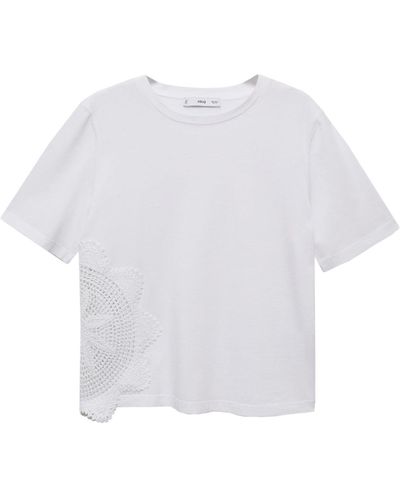 Mango T-shirt 'tagli2' - Weiß