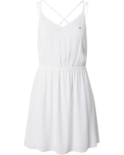 Tommy Hilfiger Kleid 'essential' - Weiß