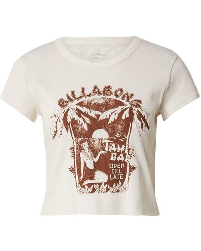 Billabong T-shirt 'tahiti bar' - Weiß