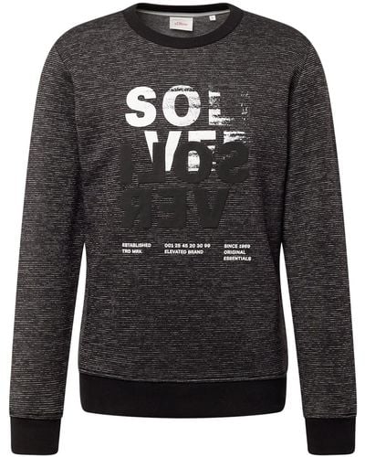 S.oliver Sweatshirt - Schwarz