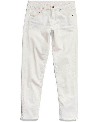 G-Star RAW Low-rise-Jeans (1-tlg) Plain/ohne Details - Weiß
