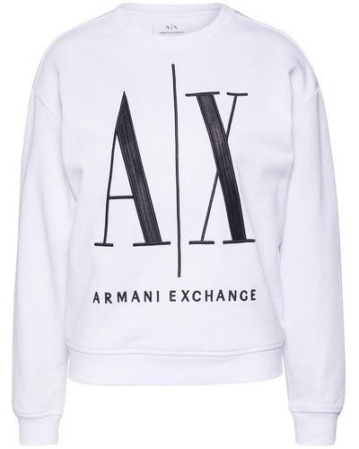 Armani Exchange Sweatshirt '8nym02' - Weiß