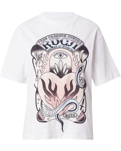 RVCA T-shirt 'burning' - Weiß