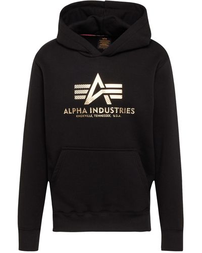 Alpha Industries Sweatshirt - Schwarz