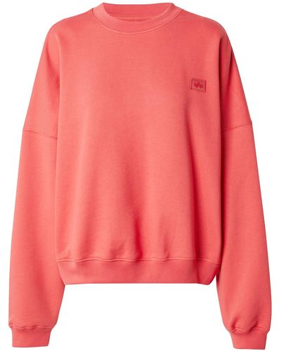 Alpha Industries Sweatshirt 'essentials' - Rot