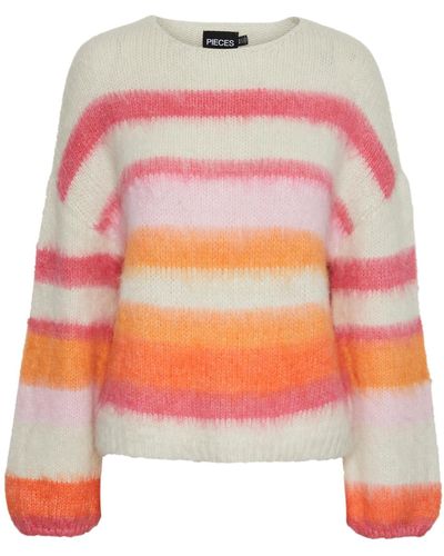 Pieces Pullover 'dica' - Pink