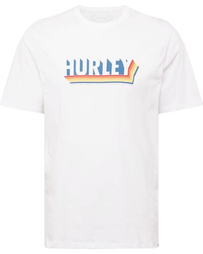 Hurley Sportshirt 'tees' - Weiß