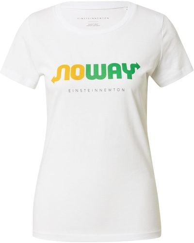 EINSTEIN & NEWTON T-shirt 'no way' - Weiß